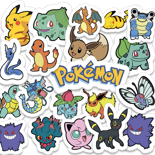 [Pack of 20] Pokemon Premium Sticker Set