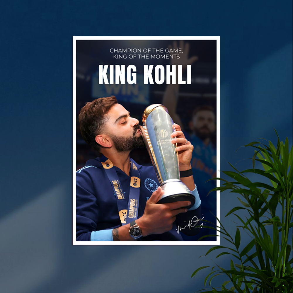 Virat Kohli | KOHLI-IND-1 | Cricket Poster