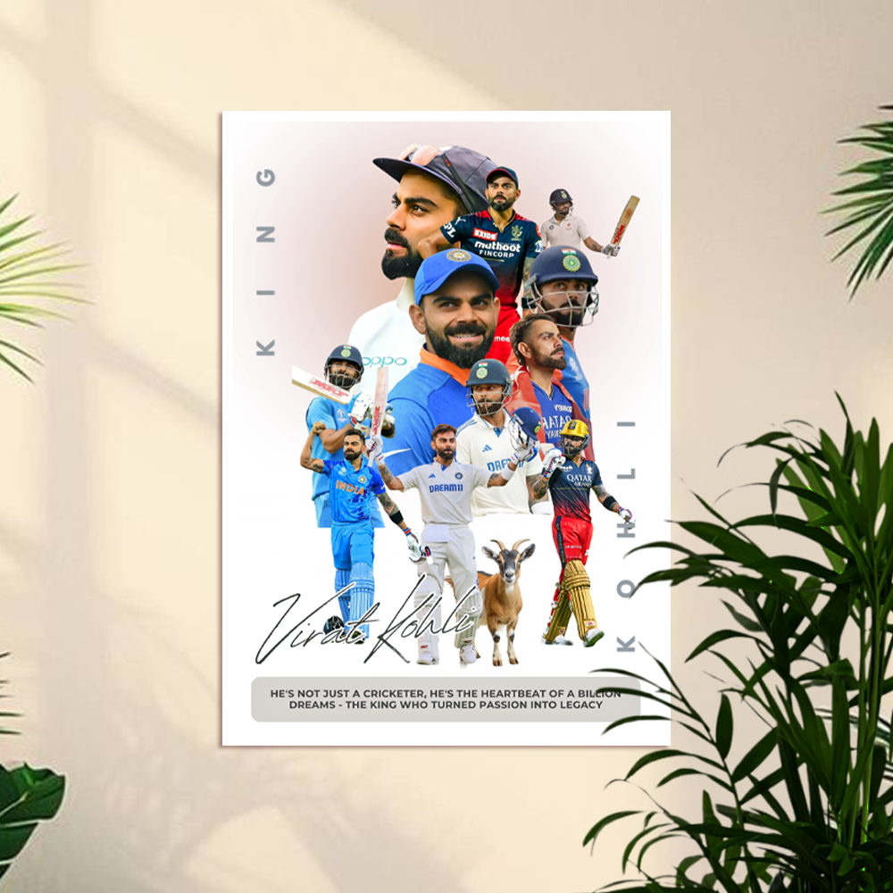 Virat Kohli | KOHLI-GREATNESS-1 | Cricket Poster