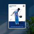 Shubman Gill | S GILL-IND-2 | Cricket Poster