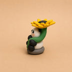 Hold My Sunflower - Panda Clay Model