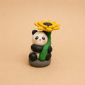 Hold My Sunflower - Panda Clay Model