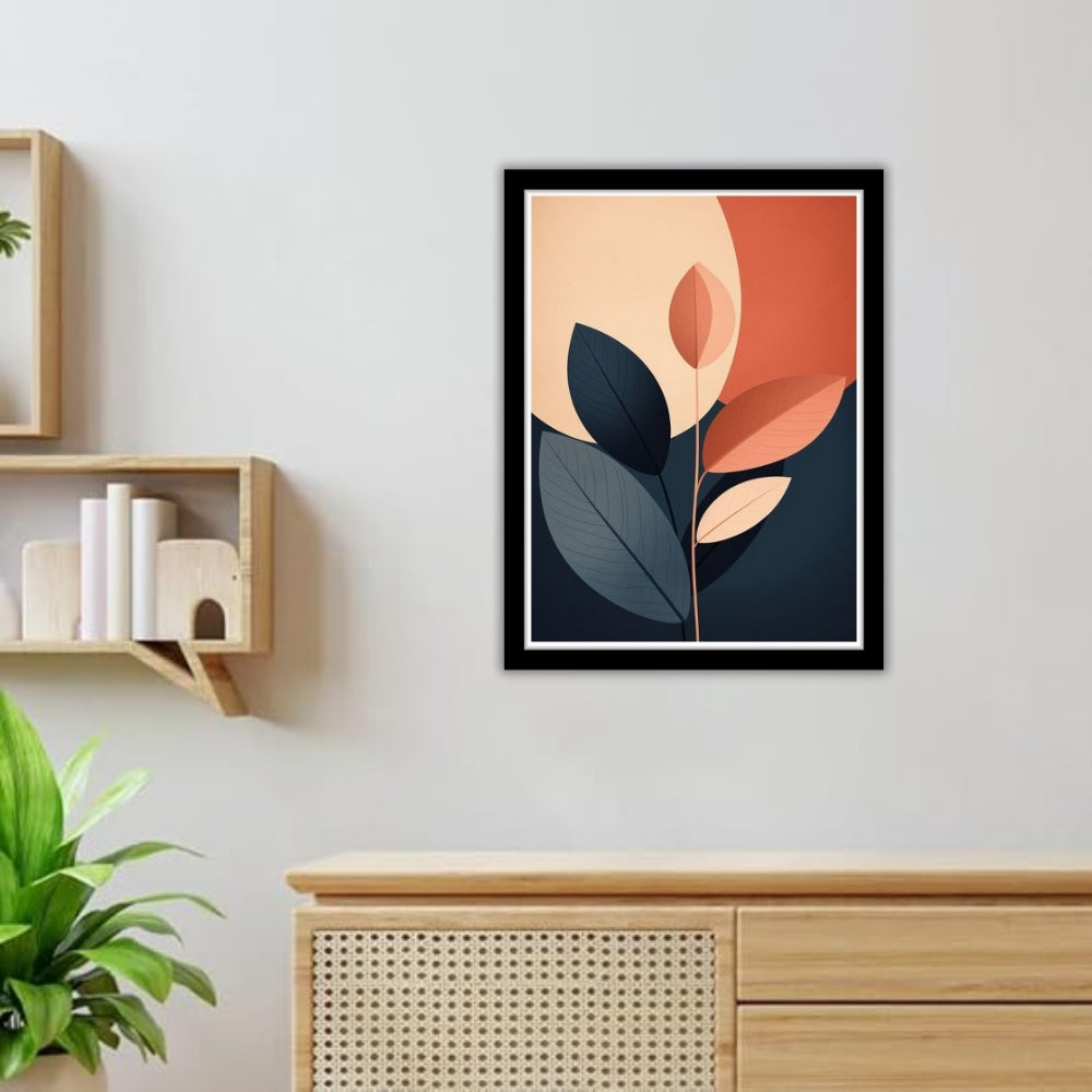 CRIMSON CASCADE - Framed Abstract Poster